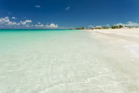 Plage de sable blanc